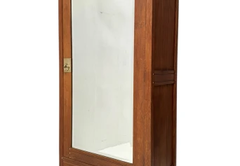 Arts & Crafts One-Door Armoire or Wardrobe Onder den Sint Maarten Style, 1900s